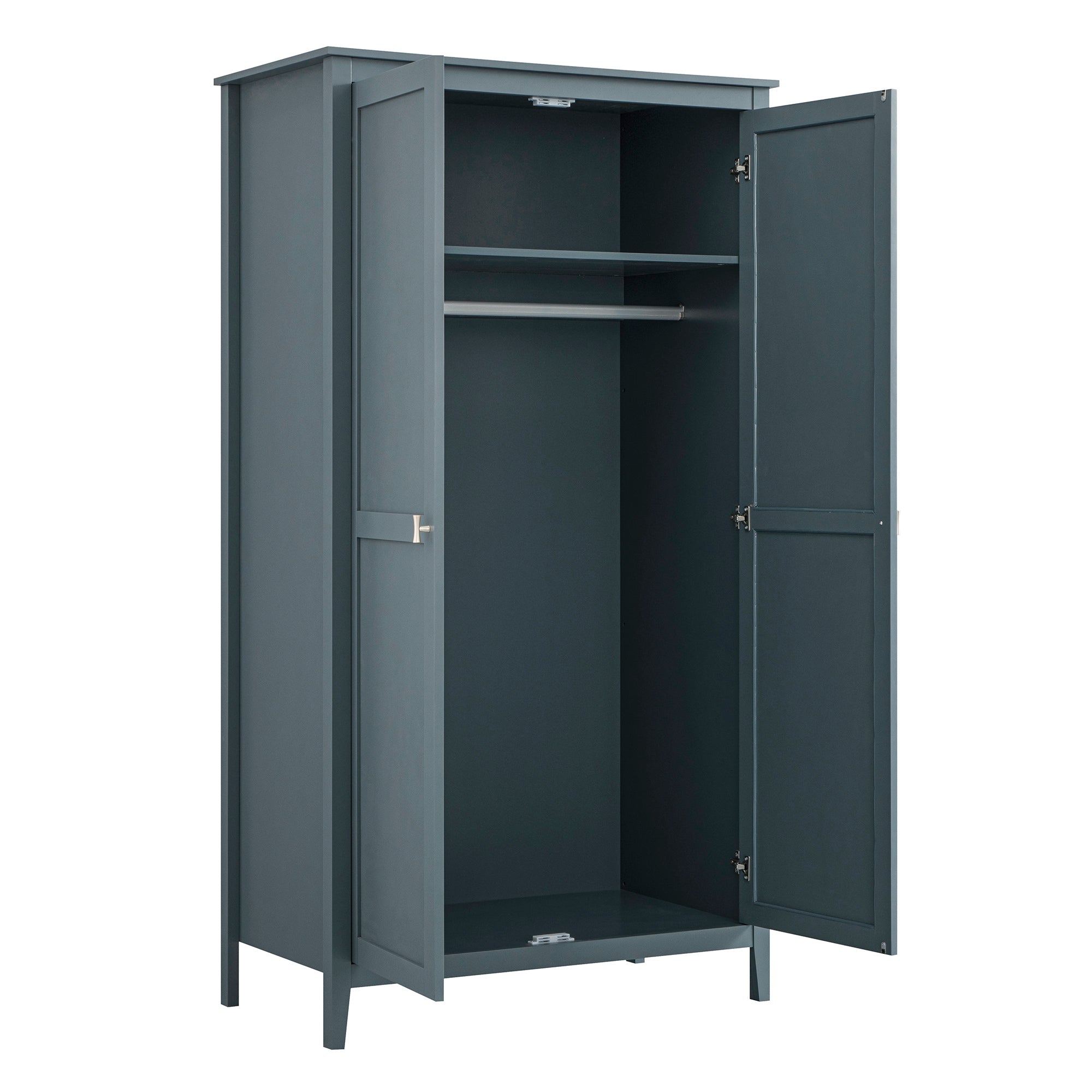 Oakham Double Closet, Stormy Blue