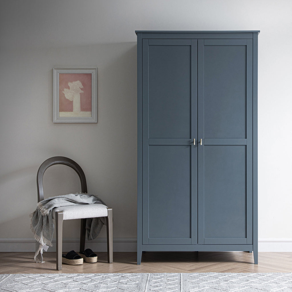 Oakham Double Closet, Stormy Blue