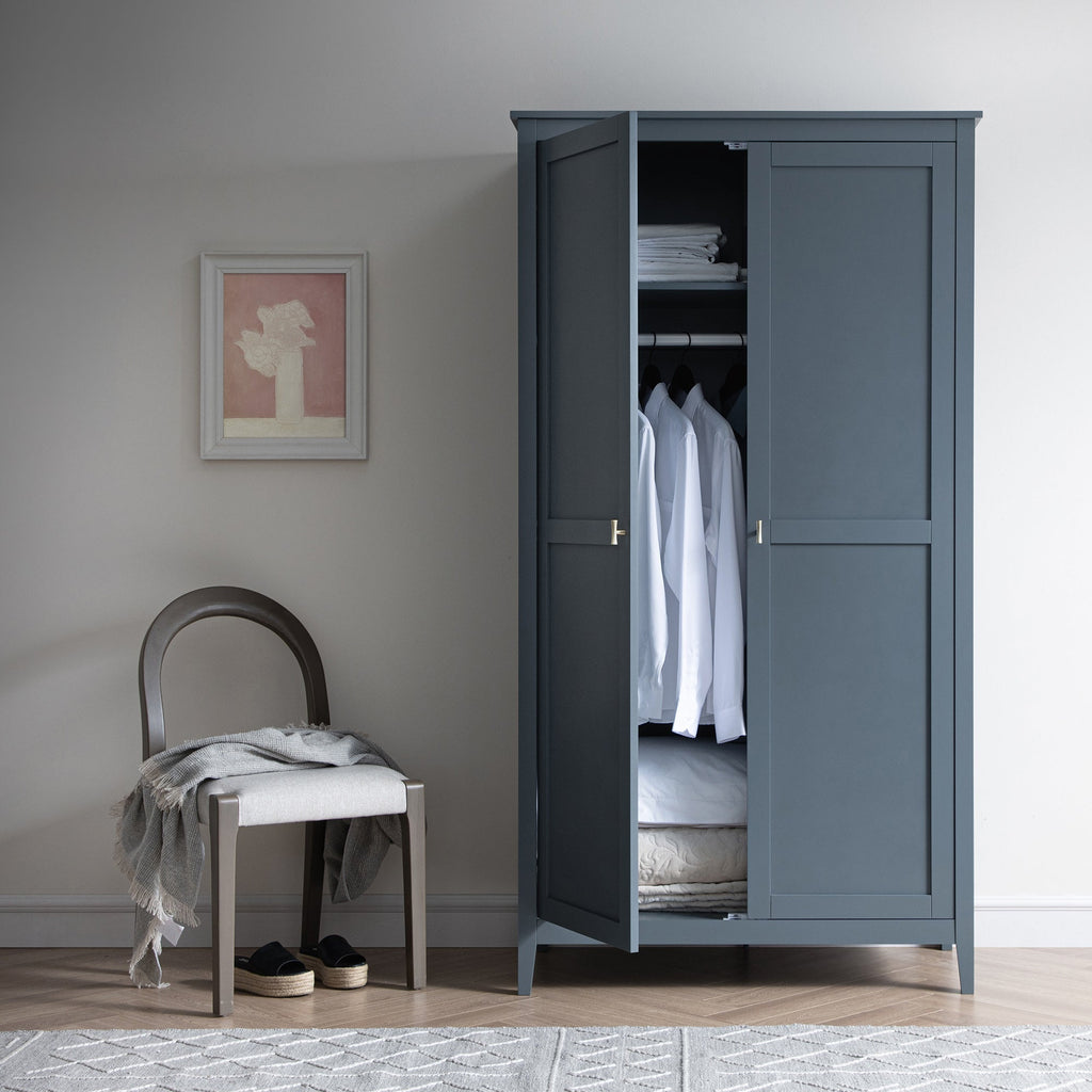 Oakham Double Closet, Stormy Blue