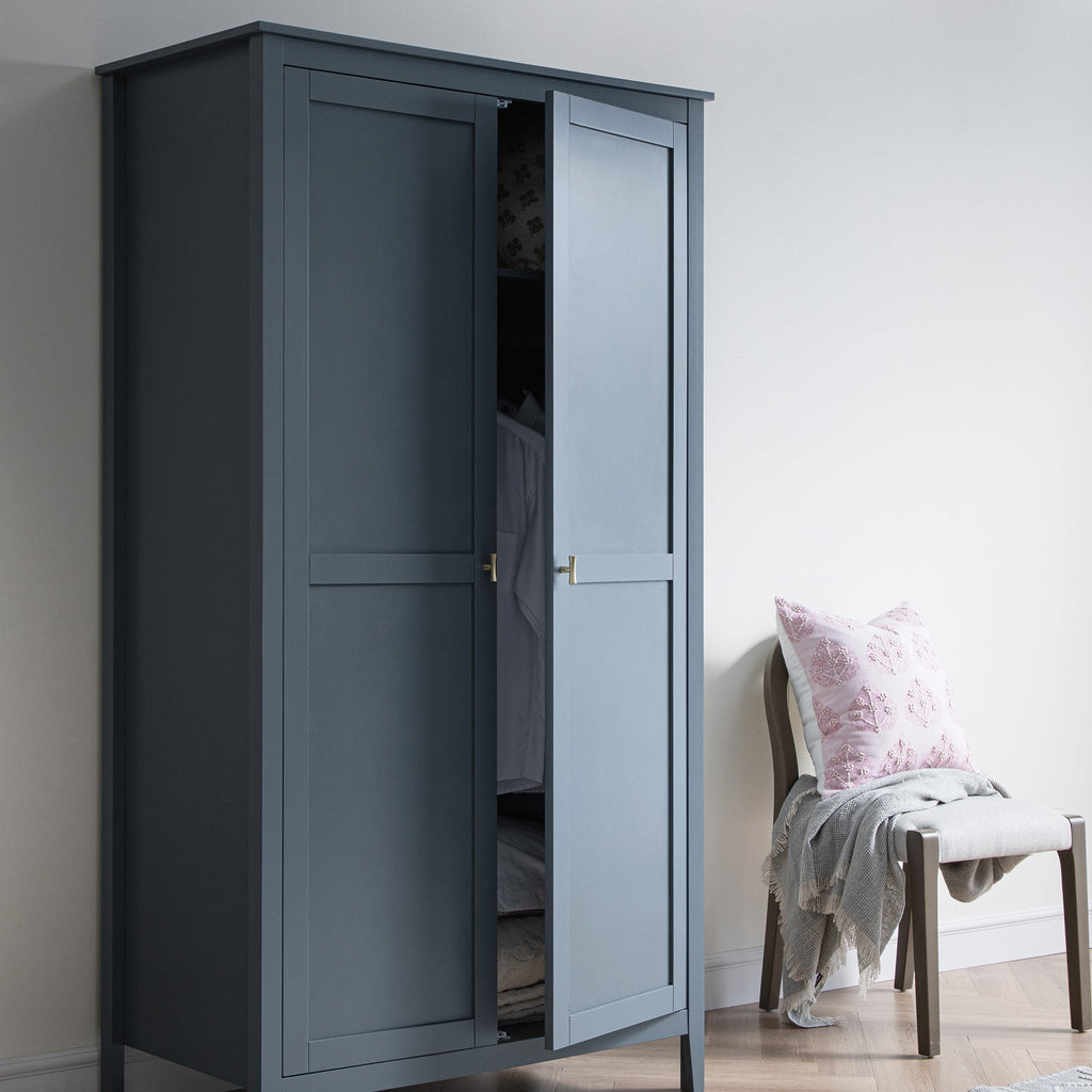 Oakham Double Closet, Stormy Blue