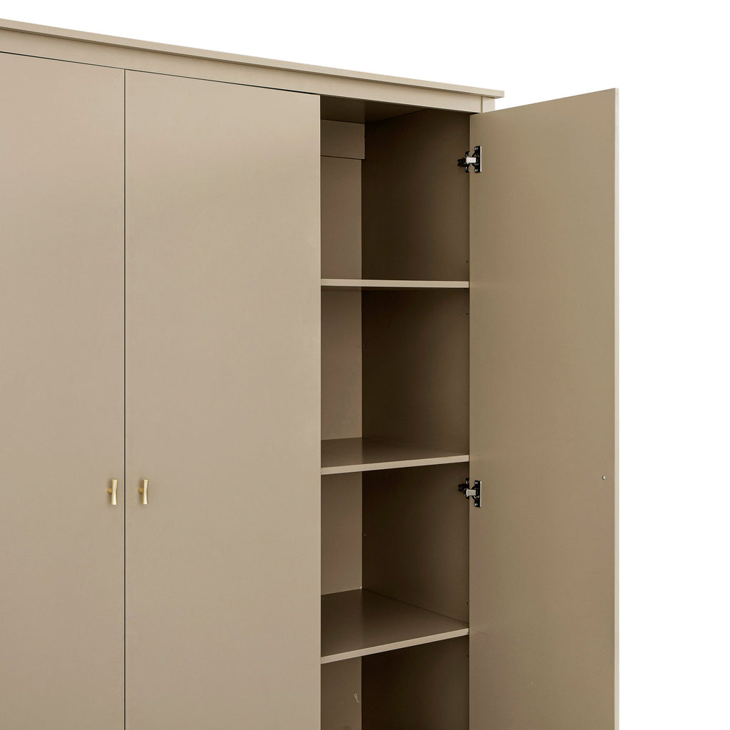 Oakham Triple Closet, Deep Greige