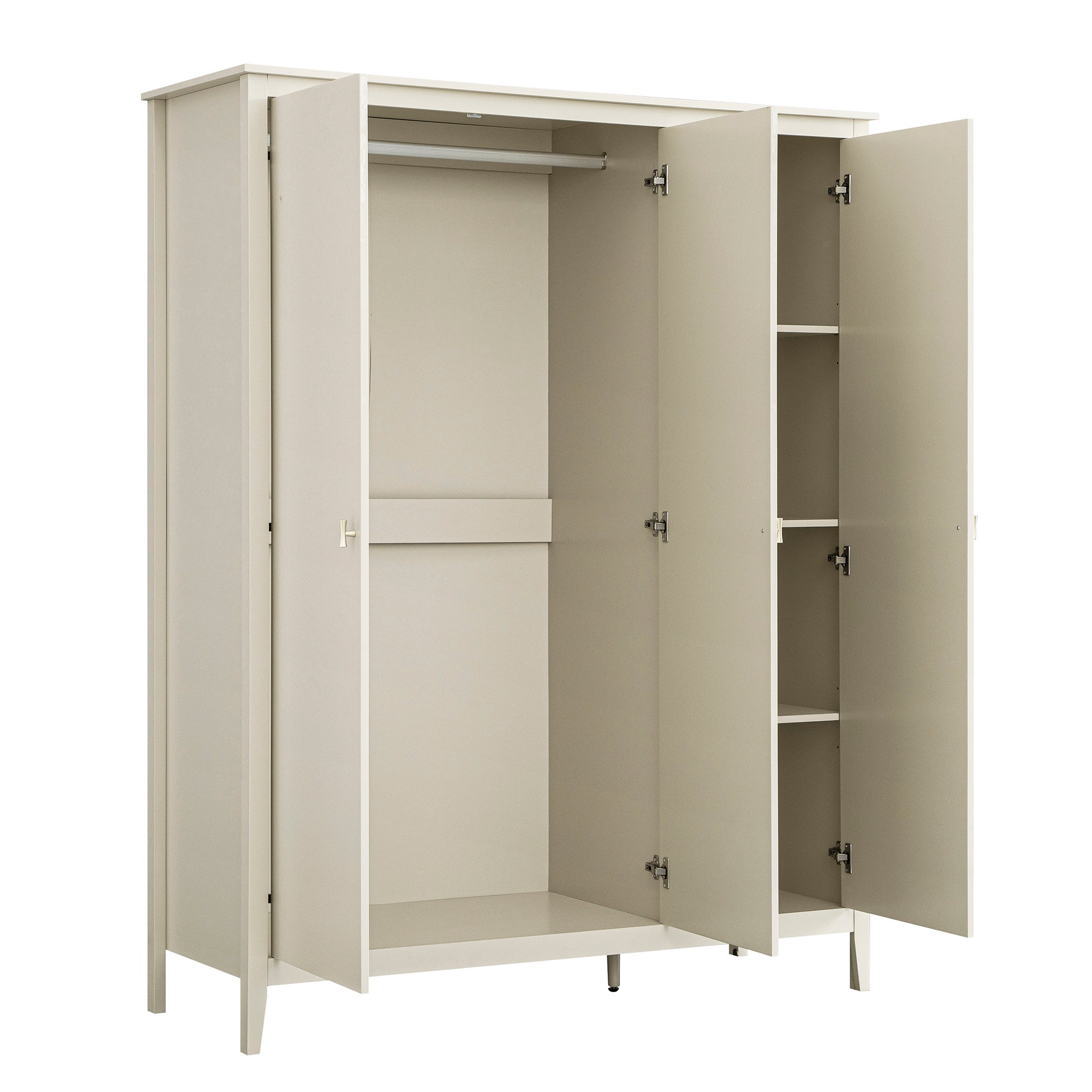 Oakham Triple Closet, Shaded White