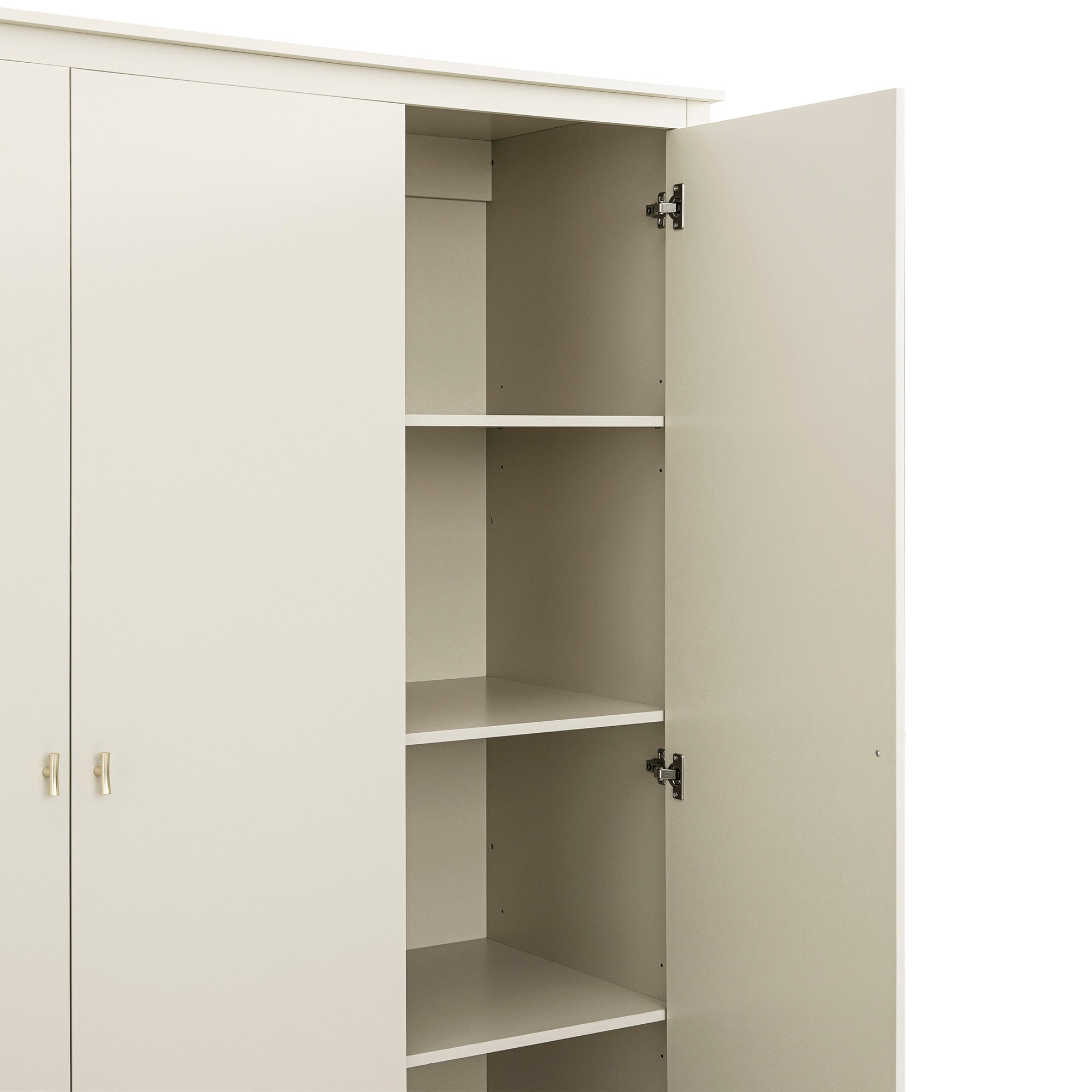 Oakham Triple Closet, Shaded White