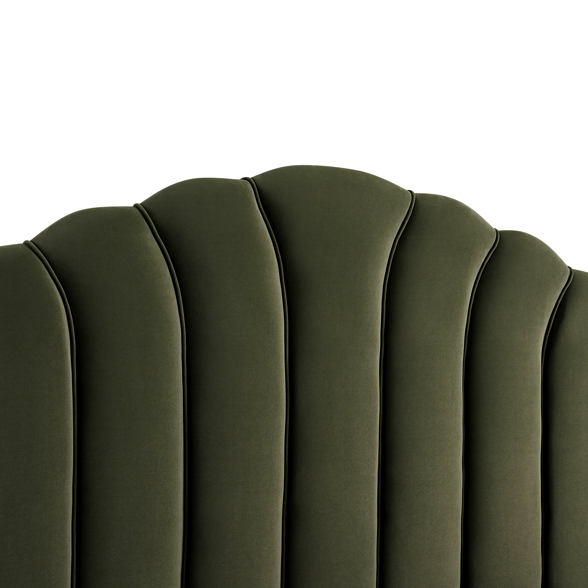 Hana Ottoman Storage Bed, Moss Green Velvet
