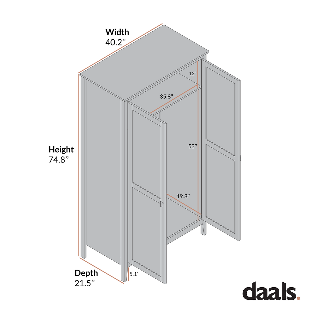 Oakham Double Closet, Wild Cherry
